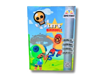 Bateria LET BRAWL! - 16 strzałów - 48 mm - B16-4801 - SuperPower