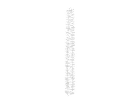 Girlanda na tło, Kwiaty, Białe - 180 cm