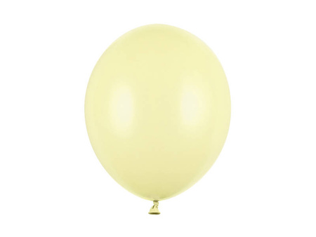 Balony lateksowe 30cm, Jasnożółte - 100 szt.