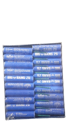 PETARDY HUKOWE BIGBANG 2G NIEBIESKIE - 20 sztuk - CLE002BU  - SRPYRO