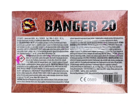 Petardy hukowe Banger 20, 20 sztuk - SRPYRO