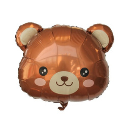 Balon Foliowy Głowa Misia - 58 x 61 cm