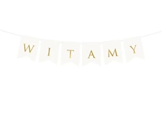 Baner - Witamy - Biały - 15 x 80 cm - 1szt.