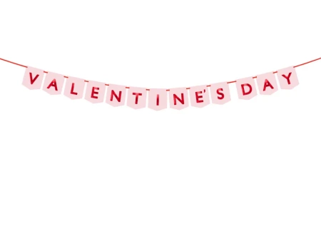 Baner papierowy, Valentines Day - 150 x 13cm 