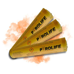 Zestaw 3x ŚWIECA DYMNA POMARAŃCZOWA na zawleczka, P-RDG2-O, PYROLIFE