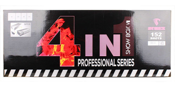 Zestaw Baterii Złożonych PLATINIUM SHOW BOX VIII, 152 strzałów, 25mm - Surex