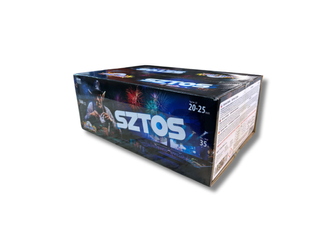 POKAZ FAJERWERKÓW SZTOS, 144 strzały, 20-25 mm, ZBC404, ZomBum