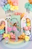 Balony lateksowe 30cm - Koci Domek Gabi - 6 szt.