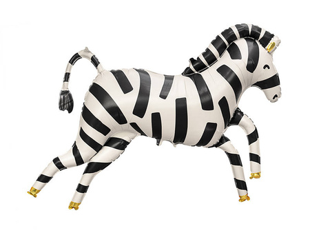  Balon foliowy, Zebra - 115 x 85 cm