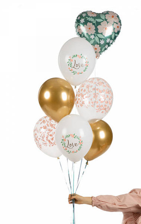 Balony 30cm - Love - Mix - 6 szt.