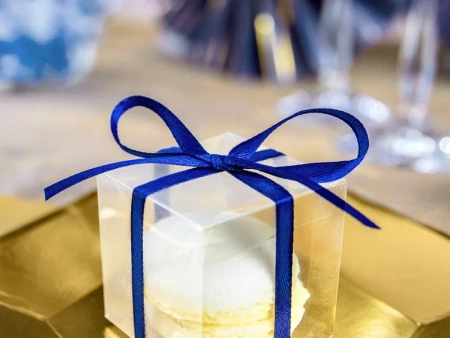 Tasiemka satynowa - Granatowa - 6mm/25m