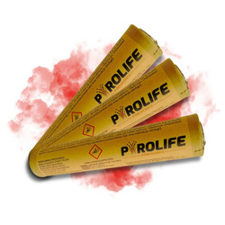 Zestaw 3x ŚWIECA DYMNA CZERWONA na zawleczkę, P-RDG2-R, PYROLIFE