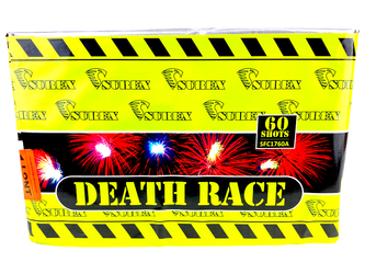 Bateria DEATH RACE, 60 strzałów, 25/30mm - Surex