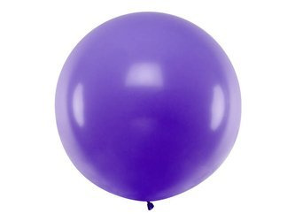 Balon lateksowy, Okrągły,  Pastel Lavender - 1m