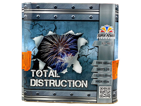 Bateria TOTAL DISTRUCTION, 20 strzałów, 48mm - SuperPower