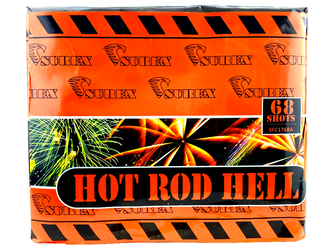 Bateria HOT ROD HELL, 68 strzałów, 20/25/30mm - Surex