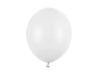 Balon lateksowy 30 cm, biały, 1 szt.