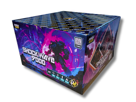 Bateria Shock Wave 9000, 100 strzałów, 30mm - DANGER  HOBBY