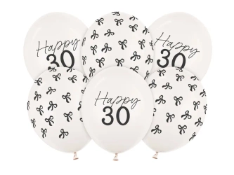 Balony 30cm - 30 - Pastel OffWhite - 6 sztuk