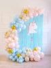 Balony lateksowe 23 cm Pastel Baby Blue (BŁĘKITNY) 100 szt.