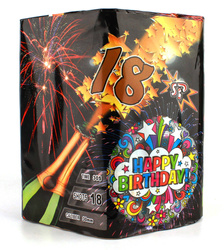 Bateria HAPPY BIRTHDAY - SuperPower - 18strz. 30mm