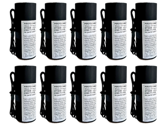 Zestaw 10 x Fontanna sceniczna XT1038 - 2m - SREBRNA - 30s