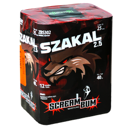 WYRZUTNIA SZAKAL 2.5, SCREAM BUM, 12 strzałów, 25 mm, ZBS302, ZomBum