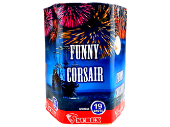Bateria fajerwerków FUNNY CORSAIR - 19strz/1,2" - Surex