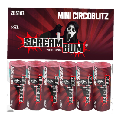 MINI CIRCIBLITZ - SCREAM BUM, 6 szt., ZBS103, ZomBum