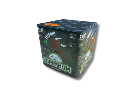 WYRZUTNIA HUKOWA EL TITANIO - 25 strzałów - 20 mm - ZB140 - ZomBum