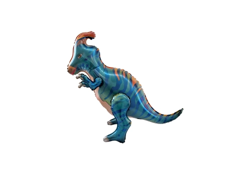 100 x Stojący balon foliowy - Dinozaur - Parazaurolof - 69x72x33cm - Purka