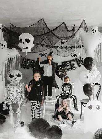 Balon foliowy Czaszka - Halloween - 36 x 41cm