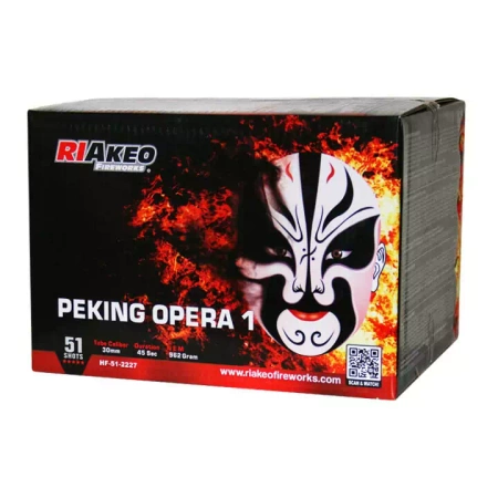 WYRZUTNIA PEKING OPERA - 51 STRZAŁÓW - 30 mm - HF-51-2227s - Riakeo