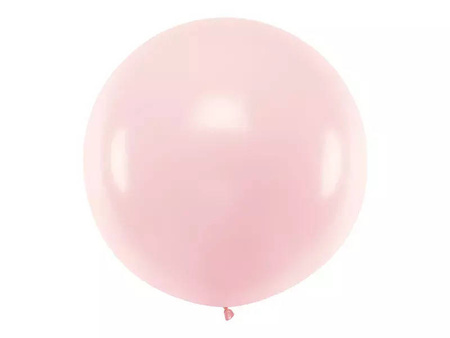 Balon okrągły 1m - Pastel Pale Pink