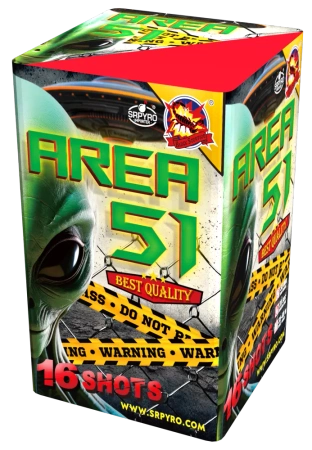 WYRZUTNIA AREA 51 - 16 strzałów - 38 mm - CLE4356 - SRPYRO