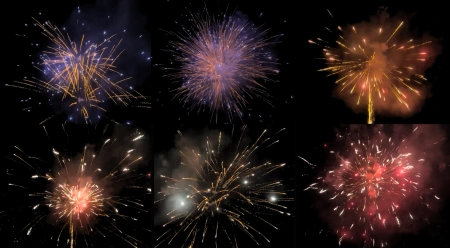 POKAZ FAJERWERKÓW - GANG BANG - 123 strz. 25-30 mm - PTS13 - PyroTech