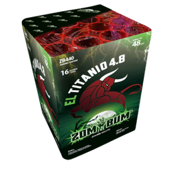 WYRZUTNIA HUKOWA EL TITANIO 4.8, 16 strzałów, 48 mm, ZB440, ZomBum