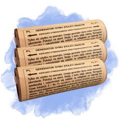 ZESTAW 3 x Granat dymny dwustronny - NIEBIESKI - 60 sekund - MAXSEM