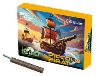 PETARDY HUKOWE PICCOLO PIRAT, 60 szt., ZBK0201, ZomBum