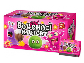 CAŁY KARTON 50x STRZELAJĄCE DIABEŁKI - GIRL - CLE8033-G - SRPYRO