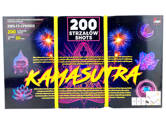 Bateria KAMASUTRA, 200 strzałów, 20mm - Jorge
