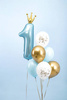 Balony 30 cm - One - Roczek - Pastel Pure White - 50 szt.