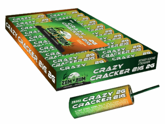 PETARDY CRAZY CRACKER BIG 2G, 20 szt., ZB302, ZOMBUM