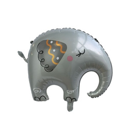 Balon Foliowy Słoń - Szary - 71.5 x 57.5 cm