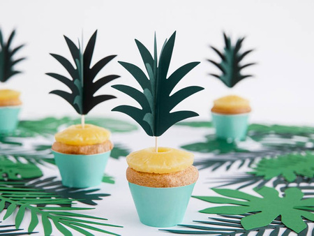 Toppery na muffinki, Aloha, Ananas - 6 sztuk