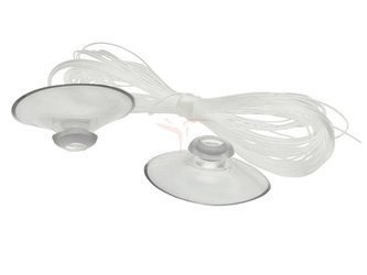 Przyssawki z żyłką do balonów i dekoracji - 6 szt.