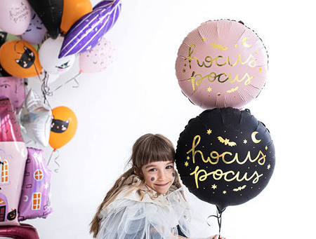  Balon foliowy Hocus Pocus, 45 cm, różowy