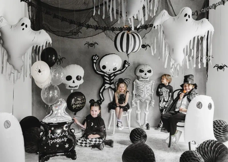 Balony lateksowe 30cm - Pająki - Halloween - 6 sztuk