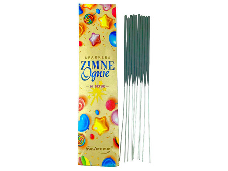 Zimne ognie 17cm, 10 sztuk  - Triplex