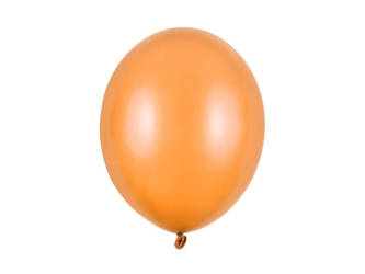 Balony lateksowe 30cm, mandarynkowy metalizowany, 10 szt.